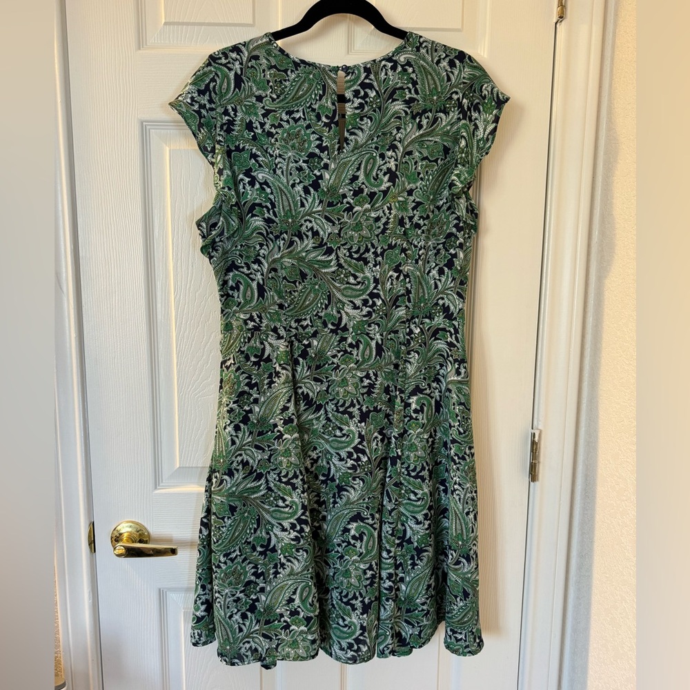 Banana Republic Factory Paisley Dress - Picture 4 of 4